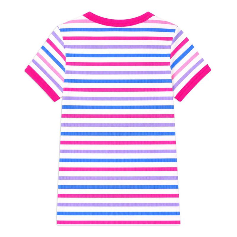 Milky Stripe Rib Tee 2-7Y image number 1